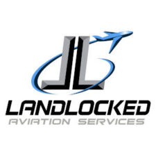 Landlocked Aviation Services Logo
